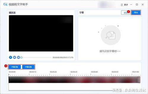 视频加文字软件,一键生成文字概述